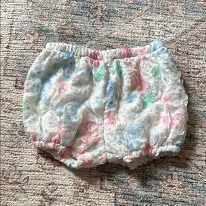 Floral Lace Baby Bloomers